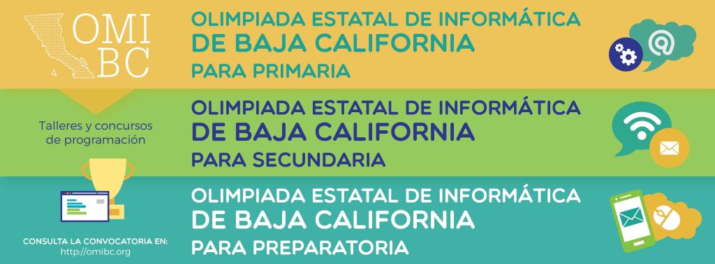 Convocatorias 2016 de la OMIBC (primaria, secundaria y&nbsp;bachillerato)