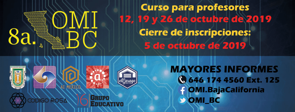 Curso para docentes en la 8a.&nbsp;OMIBC