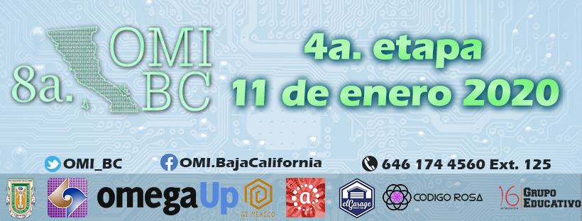 Programa de actividades, 4a. etapa&nbsp;OMIBC